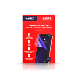 Mica Hidrogel CLEAR AAA Haxly | Protección Transparente de Alta Definición