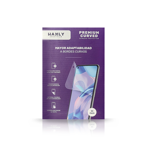 Mica Hidrogel CURVED Haxly | Protección Total para Pantallas Curvas y Bordes 3D