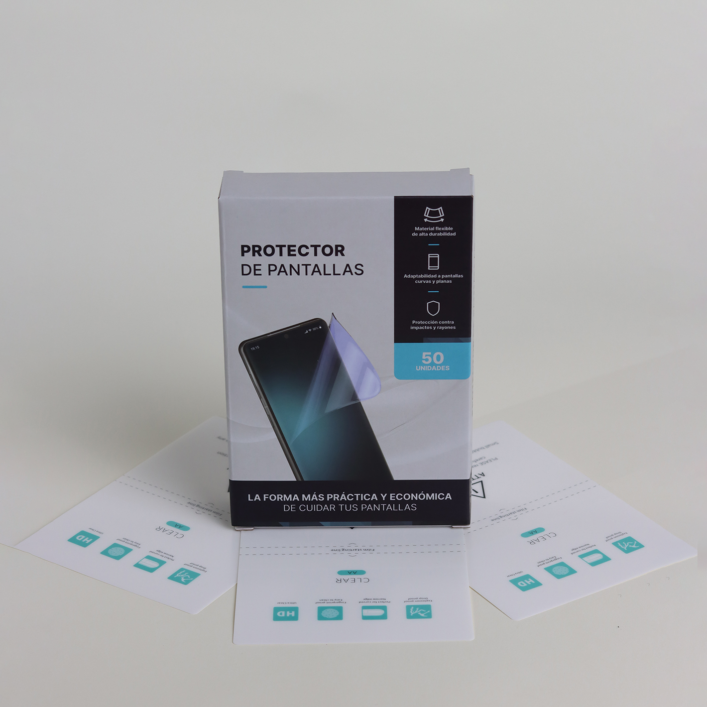 Mica Hidrogel CLEAR GENERAL UNIVERSAL Haxly  | Protección Transparente de Alta Definición