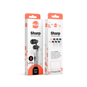 Audífonos con Cable ALO SHARP | Entrada 3.5mm, Micrófono y Sonido Estéreo