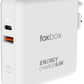 Power Bank 6500mAh Foxbox CHARGE 6.5K | Carga Rápida, Inalámbrica, 2 Puertos QC3.0 y Cargador de Pared 3 en 1